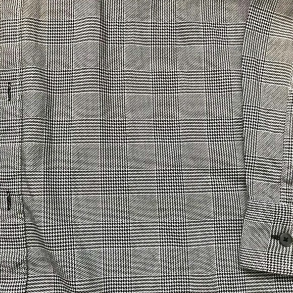 𝅺MEN’S Jack & Jones black and white plaid button down shirt size XL - Picture 4 of 4